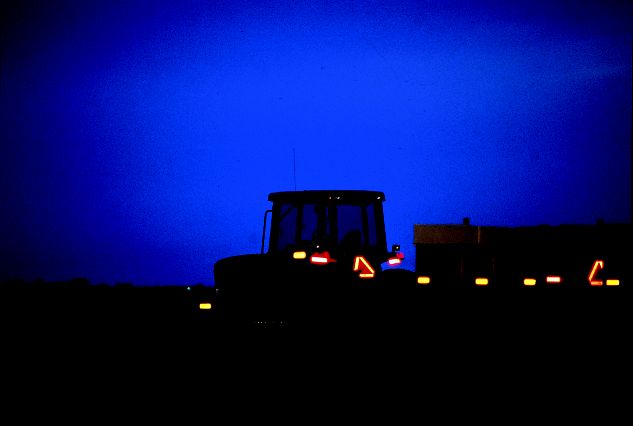 View of products at night